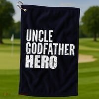 Uncle Godfather Hero Golf Towel thumb 1