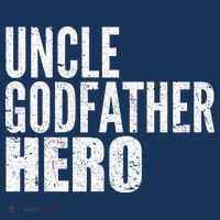 Uncle Godfather Hero Kids Long Sleeve Shirt thumb 2
