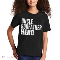 Uncle Godfather Hero Kids T-Shirt thumb 2