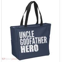 Uncle Godfather Hero Tote Bag thumb 2