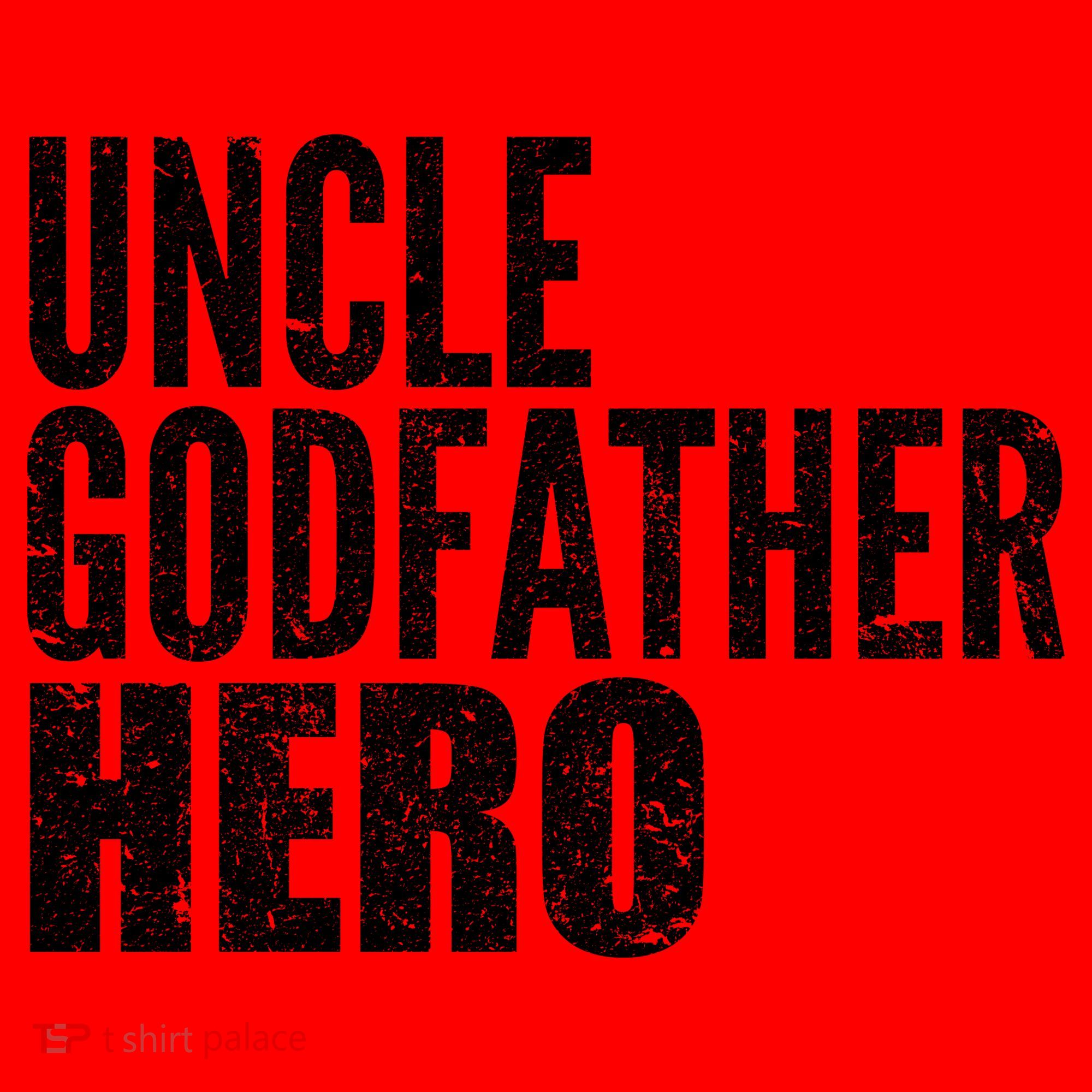 Uncle Godfather Hero Santa Hat