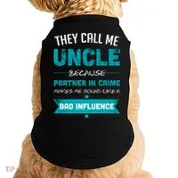 Uncle Partner In Crime Doggie Tank thumb 0
