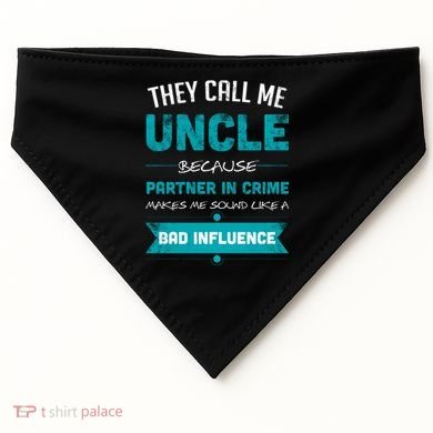 Uncle Partner In Crime USA-Made Doggie Bandana