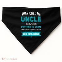 Uncle Partner In Crime USA-Made Doggie Bandana thumb 0