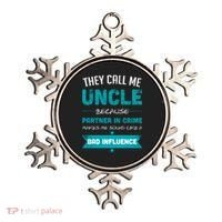 Uncle Partner In Crime Ornament thumb 0