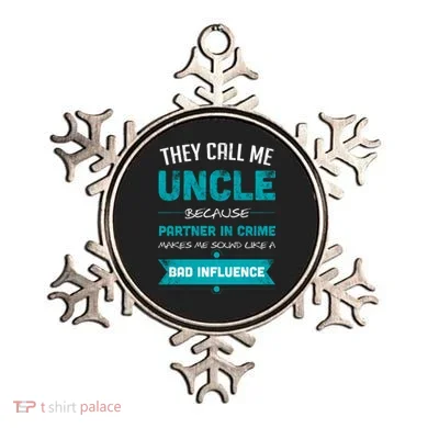 Uncle Partner In Crime Ornament