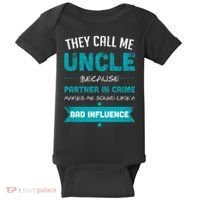 Uncle Partner In Crime Baby Bodysuit thumb 0