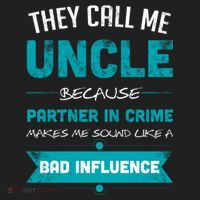Uncle Partner In Crime Golf Towel thumb 3