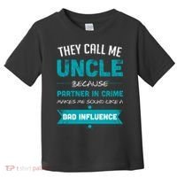 Uncle Partner In Crime Toddler T-Shirt thumb 0
