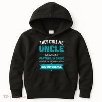 Uncle Partner In Crime Kids Hoodie thumb 0
