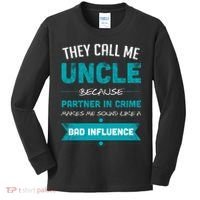Uncle Partner In Crime Kids Long Sleeve Shirt thumb 0
