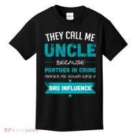 Uncle Partner In Crime Kids T-Shirt thumb 0