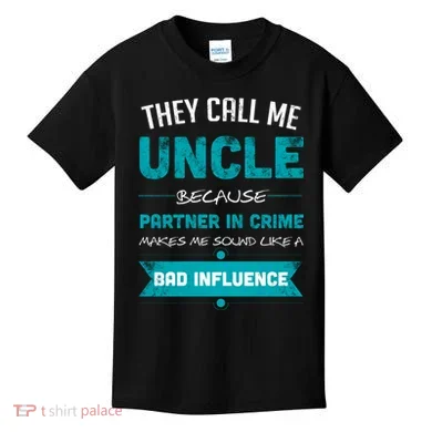 Uncle Partner In Crime Kids T-Shirt