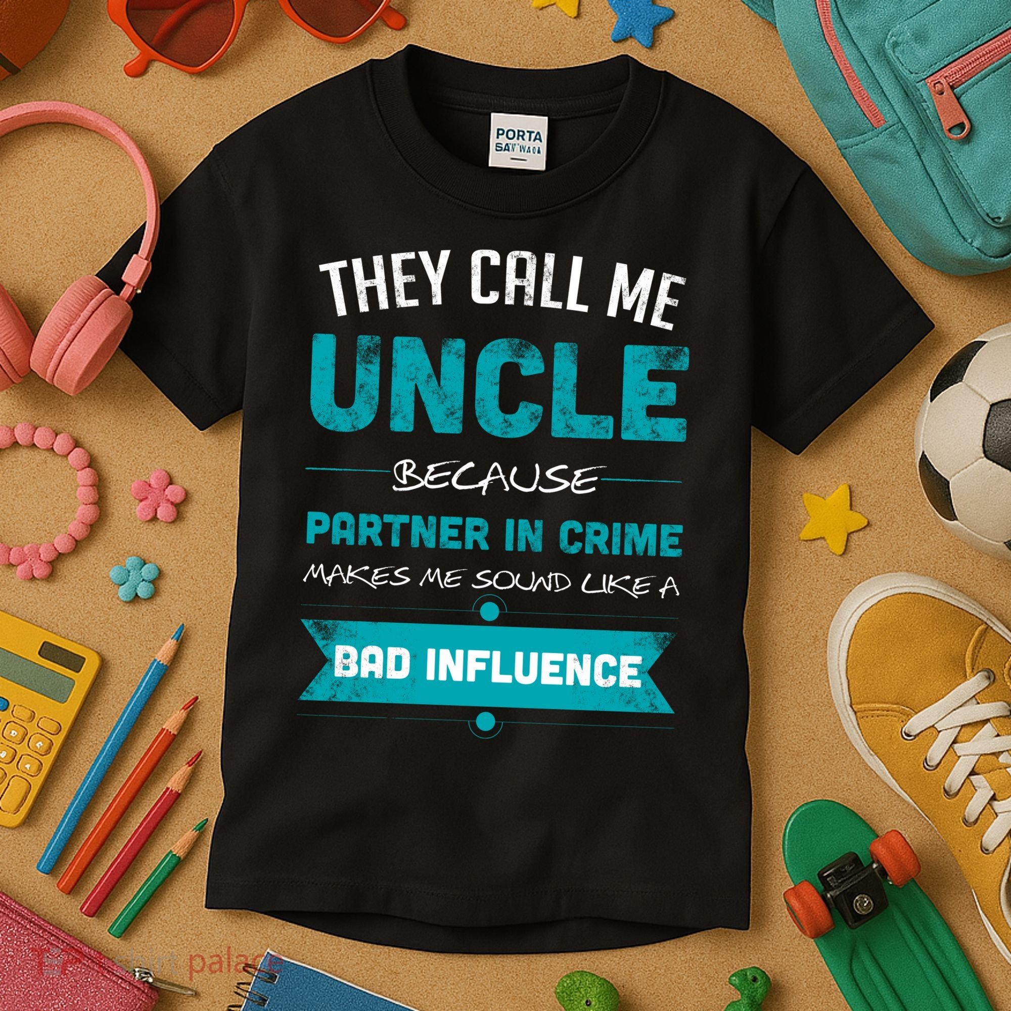 Uncle Partner In Crime Kids T-Shirt