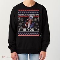 Uncle Sam All I Want for Christmas is You Ugly Women's Sweatshirt thumb 0