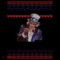 Uncle Sam All I Want for Christmas is You Ugly Coffee Mug thumb 5