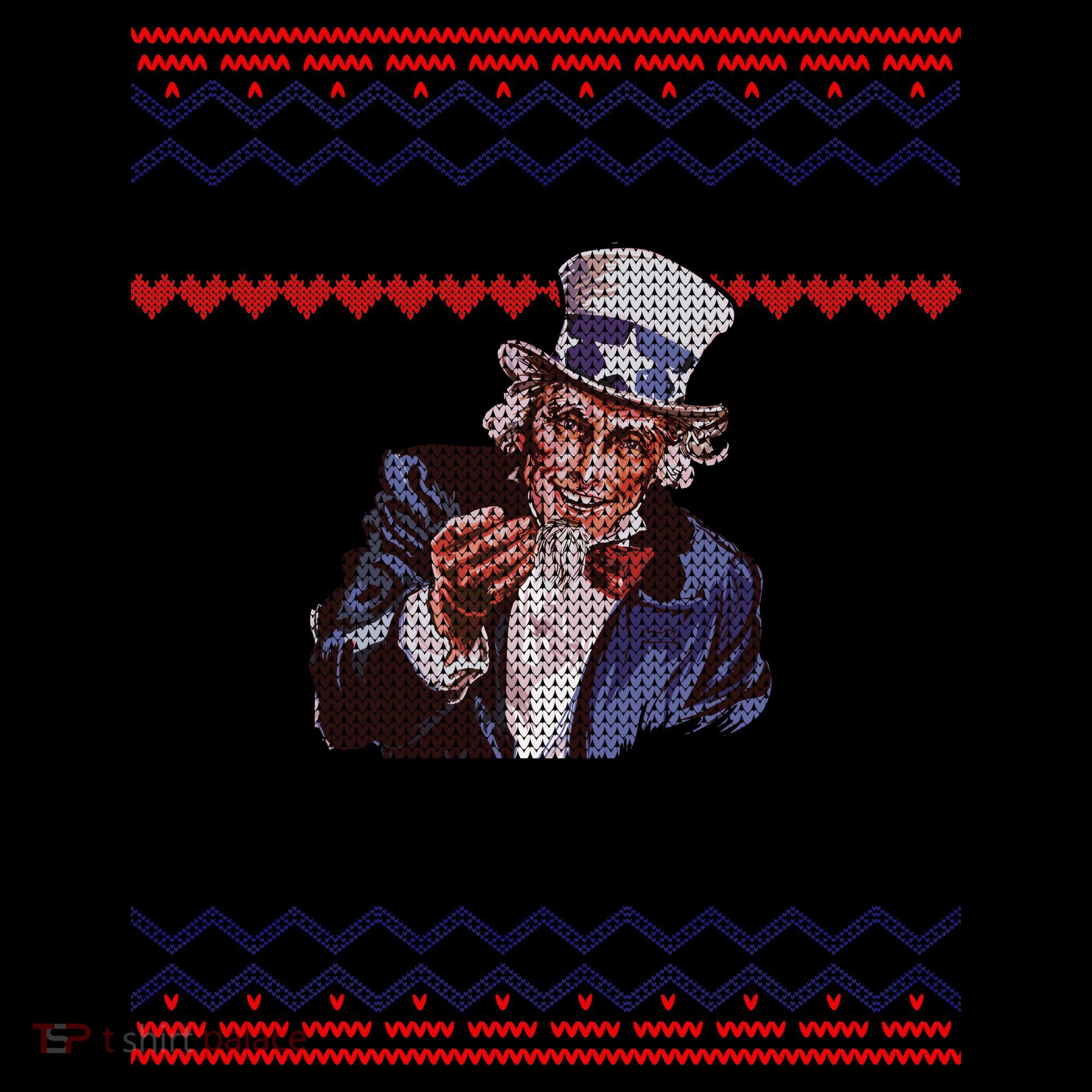 Uncle Sam All I Want for Christmas is You Ugly Coffee Mug