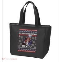 Uncle Sam All I Want for Christmas is You Ugly Tote Bag thumb 3