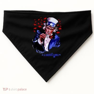 Uncle Sam I Want You USA-Made Doggie Bandana