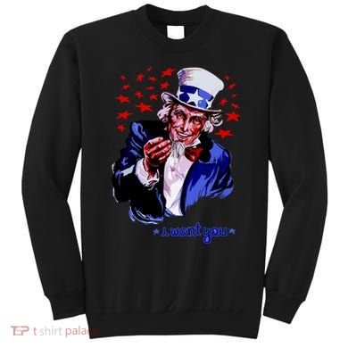 Uncle Sam I Want You Sweatshirt