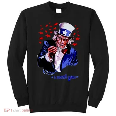 Uncle Sam I Want You Sweatshirt