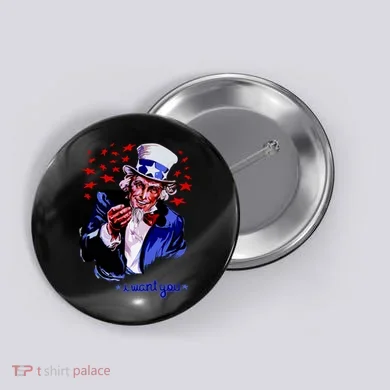 Uncle Sam I Want You Button