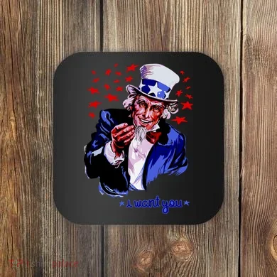 Uncle Sam I Want You Coaster
