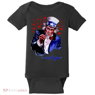 Uncle Sam I Want You Baby Bodysuit