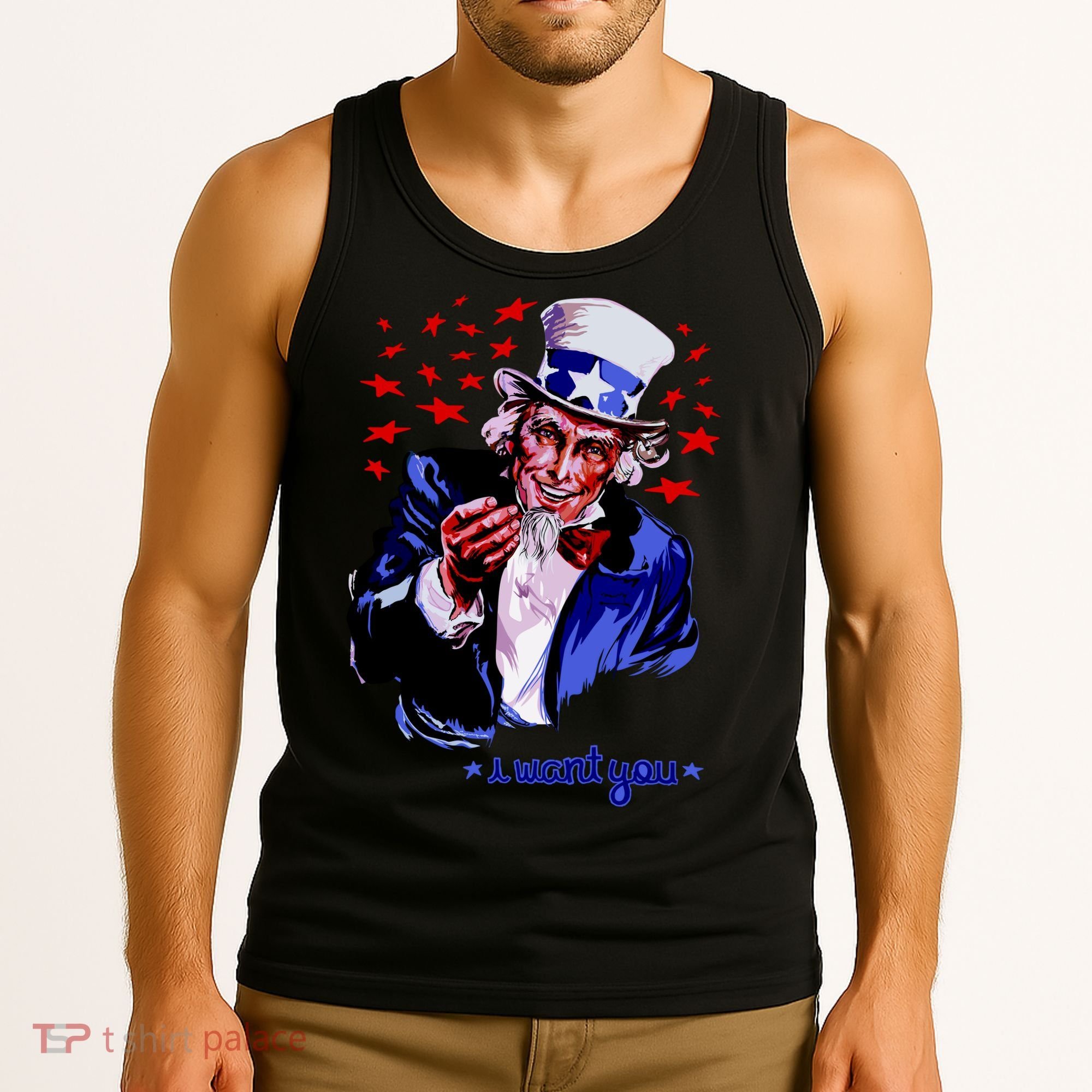 Uncle Sam I Want You Tank Top