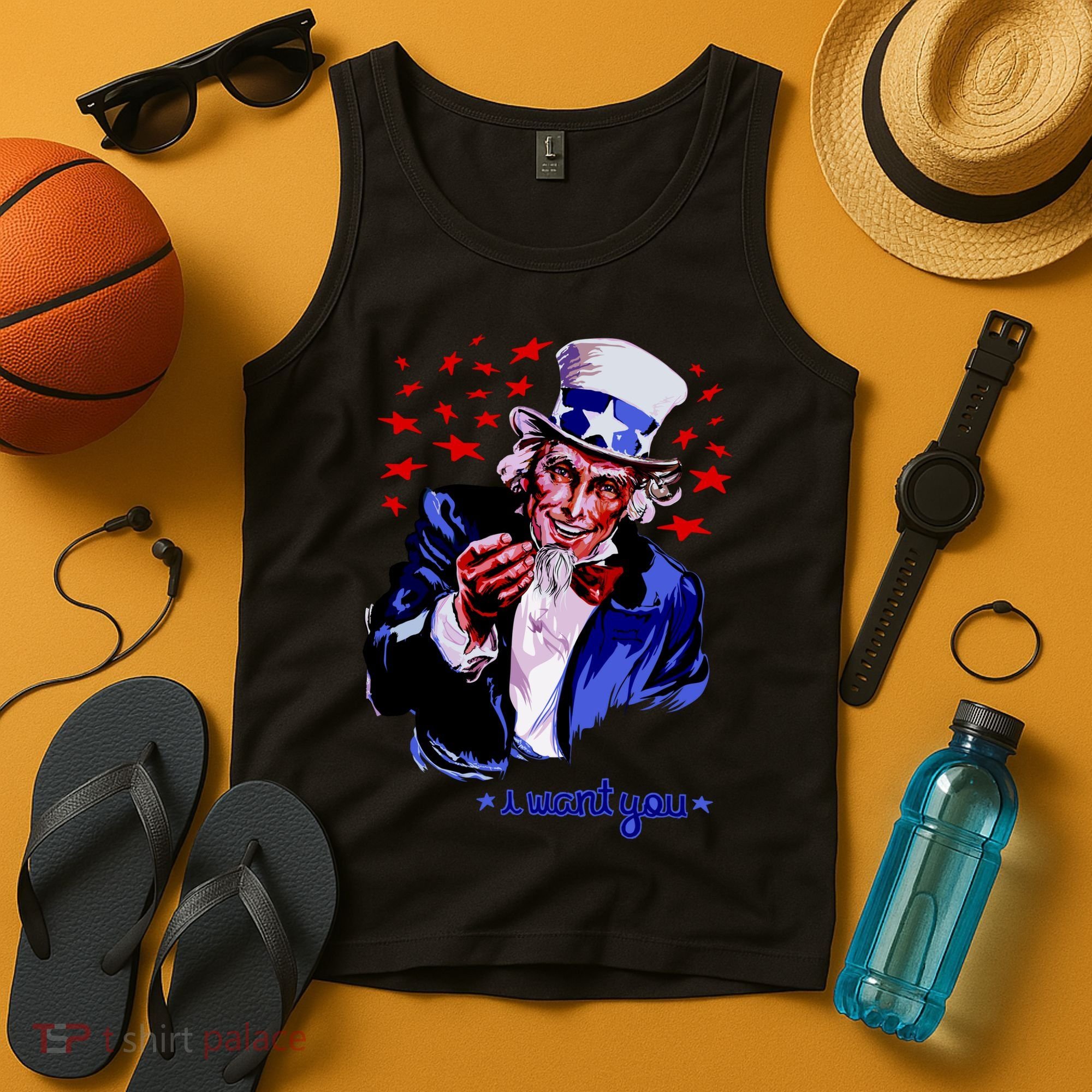 Uncle Sam I Want You Tank Top