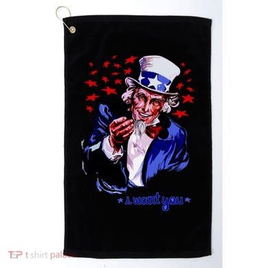 Uncle Sam I Want You Golf Towel