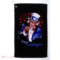 Uncle Sam I Want You Golf Towel thumb 0