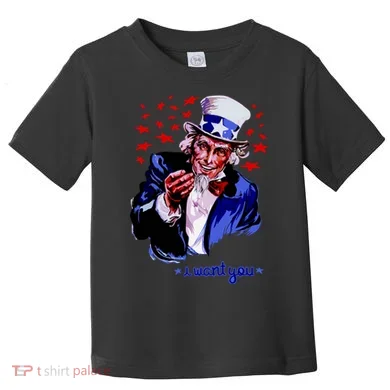 Uncle Sam I Want You Toddler T-Shirt