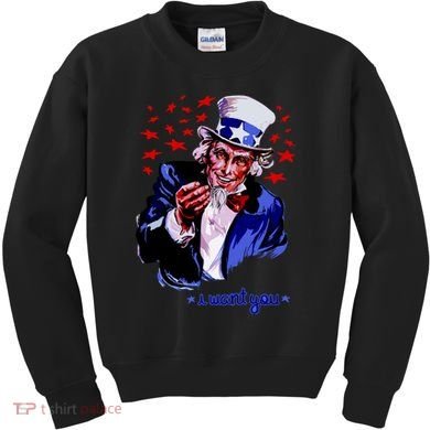 Uncle Sam I Want You Kids Sweatshirt
