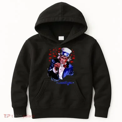 Uncle Sam I Want You Kids Hoodie