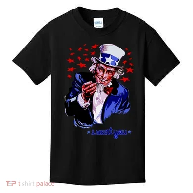 Uncle Sam I Want You Kids T-Shirt