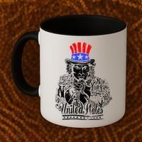 Uncle Sam I Want You 4th of July USA Mashup Coffee Mug thumb 2