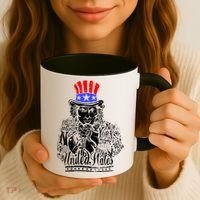 Uncle Sam I Want You 4th of July USA Mashup Coffee Mug thumb 3