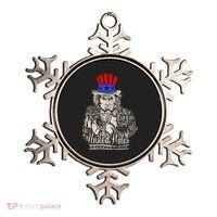 Uncle Sam I Want You 4th of July USA Mashup Ornament thumb 0