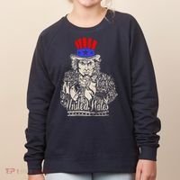 Uncle Sam I Want You 4th of July USA Mashup Women's Sweatshirt thumb 0