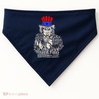 Uncle Sam I Want You 4th of July USA Mashup USA-Made Doggie Bandana thumb 0
