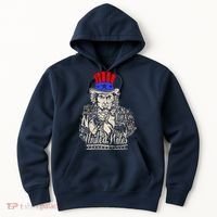 Uncle Sam I Want You 4th of July USA Mashup Hoodie thumb 0