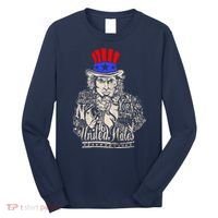 Uncle Sam I Want You 4th of July USA Mashup Long Sleeve Shirt thumb 0