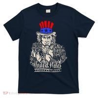 Uncle Sam I Want You 4th of July USA Mashup T-Shirt thumb 0