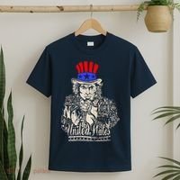 Uncle Sam I Want You 4th of July USA Mashup T-Shirt thumb 2
