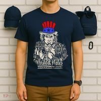 Uncle Sam I Want You 4th of July USA Mashup T-Shirt thumb 6