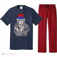Uncle Sam I Want You 4th of July USA Mashup Pajama Set thumb 0