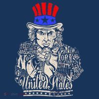 Uncle Sam I Want You 4th of July USA Mashup Baby Bodysuit thumb 2