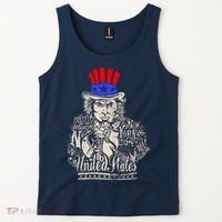Uncle Sam I Want You 4th of July USA Mashup Tank Top thumb 2