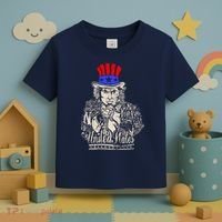 Uncle Sam I Want You 4th of July USA Mashup Toddler T-Shirt thumb 3